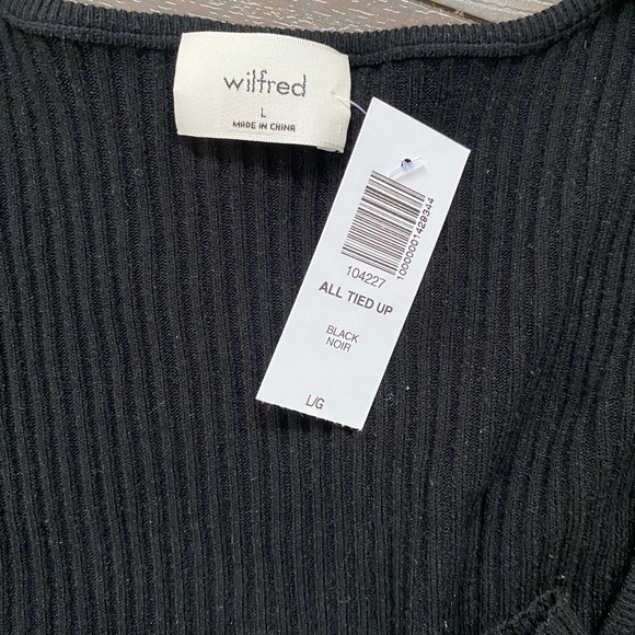 BNWT Aritzia All tied up long sleeve sweater L - Picture 4 of 4